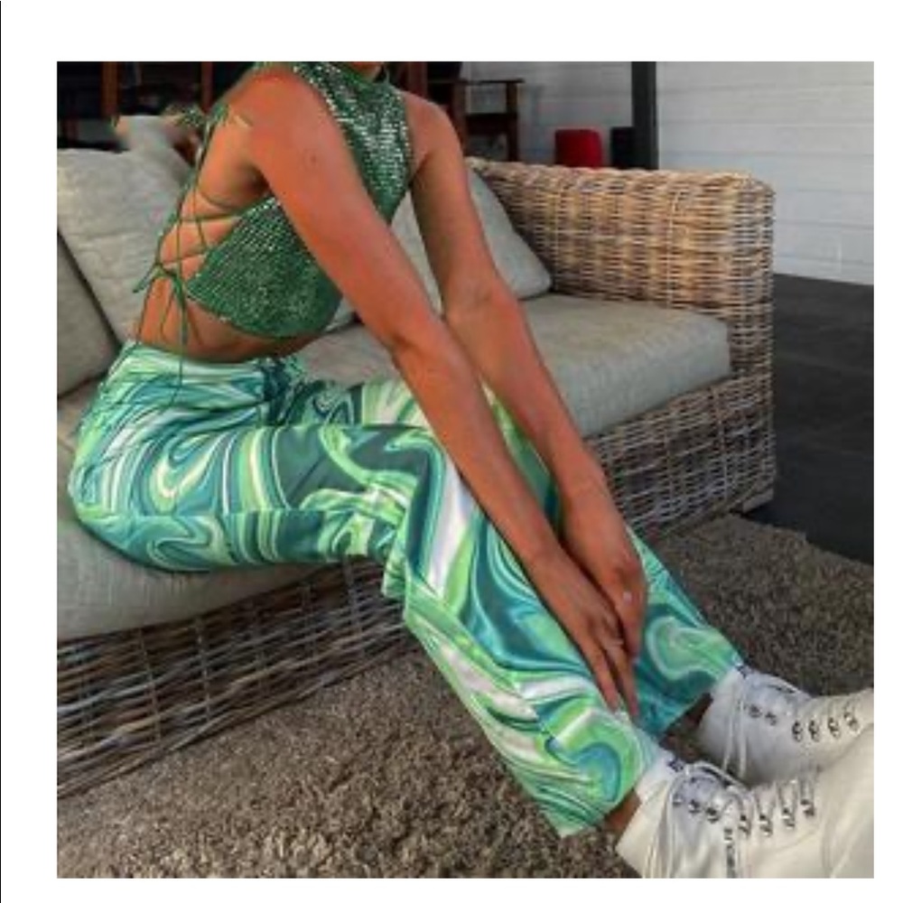 Swirl Flare Pants